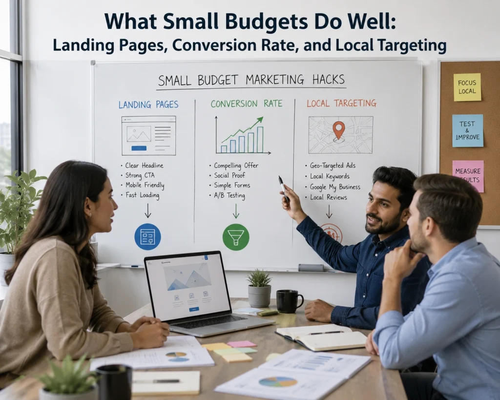 What Small Budgets Do Well: Landing Pages, Conversion Rate, and Local Targeting