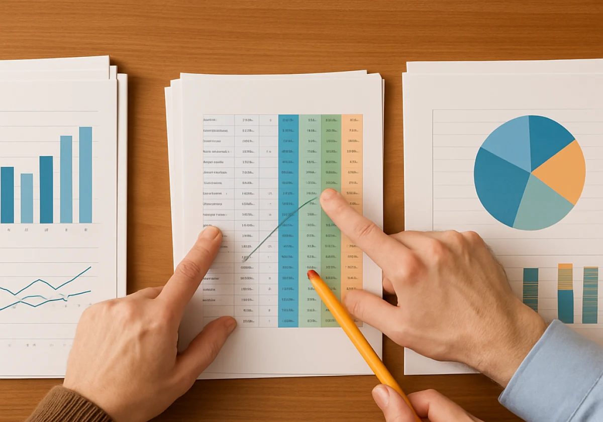 Having all the metrics side by side for comparision